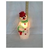 1968 Empire 13"T Snowman Blow Mold, Working