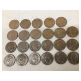 (23) Eisenhower Dollars