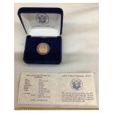 2003 One-Tenth(1/10) Troy Ounce Gold $5 Coin,