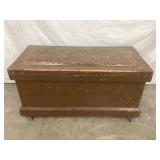Primitive Wood Carpenters Trunk, NO SHIPPING,