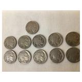 (11) Indian Head/Buffalo Nickels