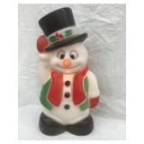 Empire Snowman Blow Mold, Working, 18"T, Eyes &