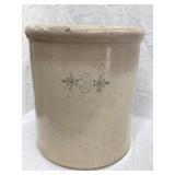 Fort Dodge 3 Gal. Stoneware Crock w/ Black Ink,