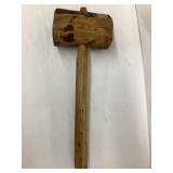 Primitive Wood Mallet, 16 3/4"T