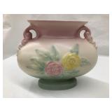 Hull USA Camellia Open Rose Art Pottery Vase,