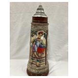 Made in Germany Lidded Beer Stein, 18'T