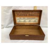 D.M. Ferry & Co. Flower Seeds Wooden Box, 11