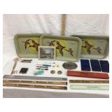 Flat of Iowa Adv. & Souvenir Items from Towns