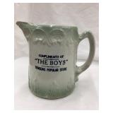 "The Boys" Denison, Iowa Western Stoneware Scroll