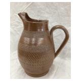 Stoneware Pitcher Marked 5P2, 9"T, Sewer