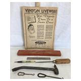 Flat of Vinton & Villisca, Iowa Adv. Items