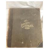 1904 Iowa State Atlas, 15 1/2" x 18 1/2", Spine &