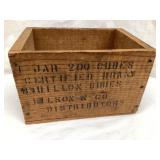 Bouillon Cubes Wood Shipping Box, 9"L, 5 3/4"at,