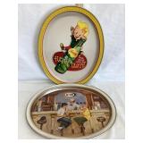 Modern Squirt & A & W Cream Soda Adv. Trays, 14