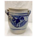 Foreign? Salt Glazed Stoneware Crock w/ Cobalt