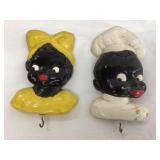 Black Americana Mammy & Chef Vintage Chalk Wall