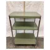 Vintage Metal Kitchen Cart/Table, NO SHIPPING,