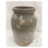 Early Salt Glazed Stoneware Preserve Jar,