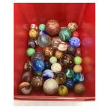 Vintage Marbles & Shooters Incl. Clay & Swirls