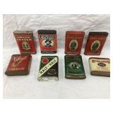 (8) Tobacco Pocket Tins., Incl. Tuxedo, etc.