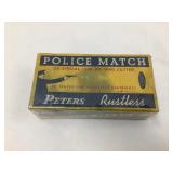 Peters "Police Match" 38 Special Box of Bullets,