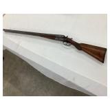 New Baker Dble. Barrel 10 Ga. Shotgun w/ Damascus