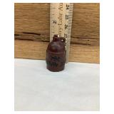 "The Brown Jug" 1 1/2"T Mini Stoneware Jug, Lip &