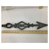 King Cast Iron Lightning Rod Arrow, 16"L