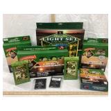 (7) Boxes of John Deere Christmas Lights &
