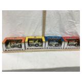 (4) NIB Ertl John Deere 1/16 Scale Patio Series
