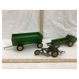 Early Ertl Wago, Spreader & 2 Bottom Plow, 1/16