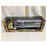 Ertl GMC Cab & Trailer w/ John Deere 200th