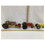 (6) Vintage Farm Tractors & Implements Toys,