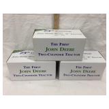 (3) NIB Ertl John Deere Model D Toy Tractors,