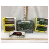 (6) Ertl NIB John Deere 1/32 Scale Farm Toys