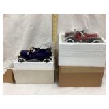 (2) Toy John Deere Die Cast Cars 1/16 Scale