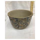 Red Wing Stoneware 7" Sponge Ware Ribbed Bowl, 4