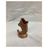 Red Wing 879 Pottery Fish Ash Receiver, Brown,