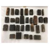 (30) Wood Printing Letters, Capital & Small