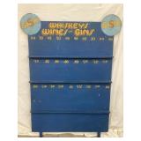 Vintage Wood Hand Painted Liquor Store Price