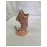 Red Wing 879 Pottery Fish Ash Receiver, Salmon