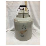 Union Red Wing Stoneware 5 Gal. Ball Locking Jar