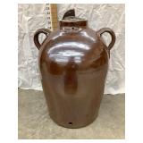 10 Gal. Brown Glazed Stoneware 'Thresher's' Dble.