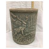 RRPCo. Brush Ware Sand Jar w/ Stag, 15 1/4'T,