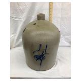 Salt Glazed 4 Gal. Stoneware Beehive Jug w/