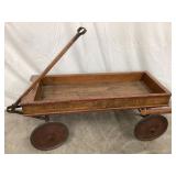Vintage Sherwood Spring Wood Coaster Wagon w/