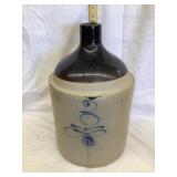 Salt Glazed Albany Top 3 Gal. Stoneware Jug w/