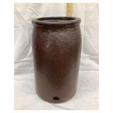Stoneware/Sewer Pipe Water Cooler, Appears 3 or 4