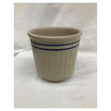 Red Wing Stoneware Ribbed Dble. Blue Banded