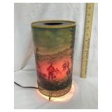 Vintage Mountain Camping Scene Motion Lamp,